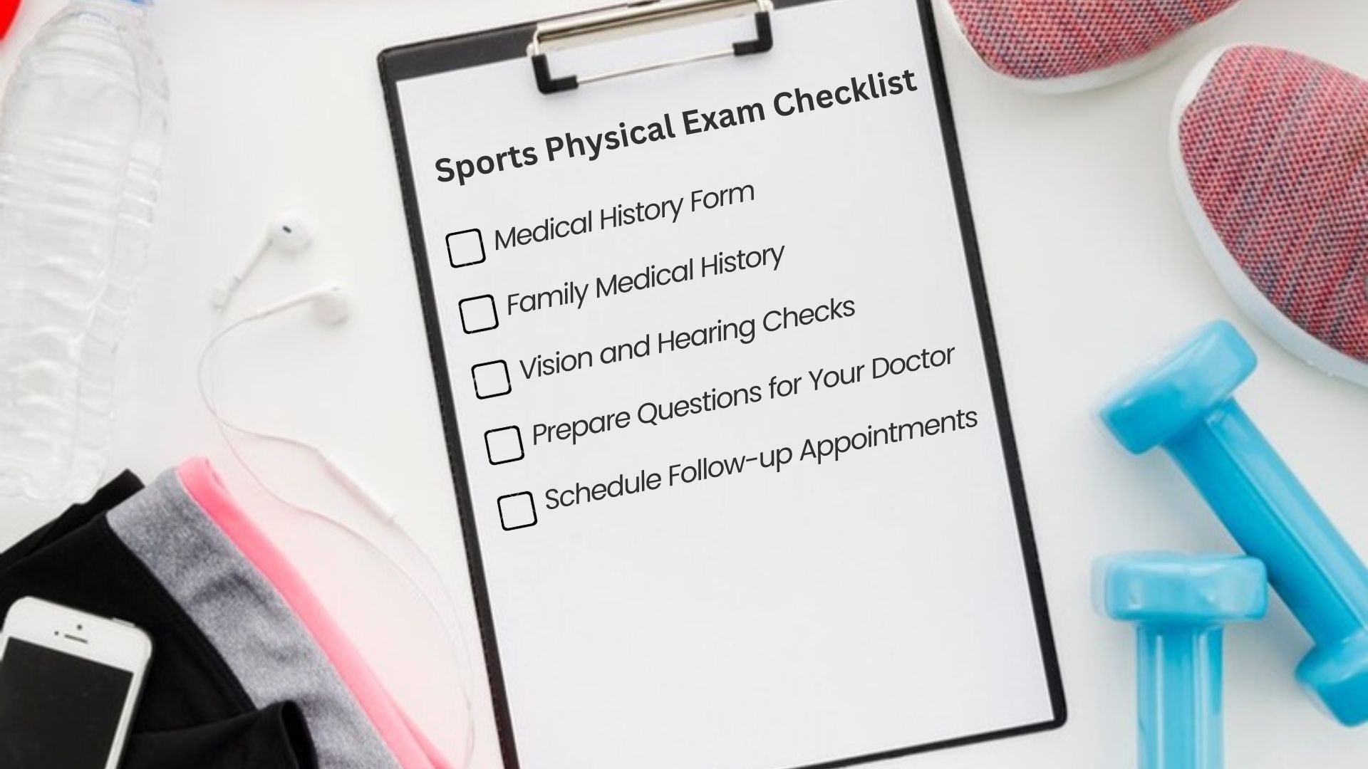 Sports Physical Exam Checklist